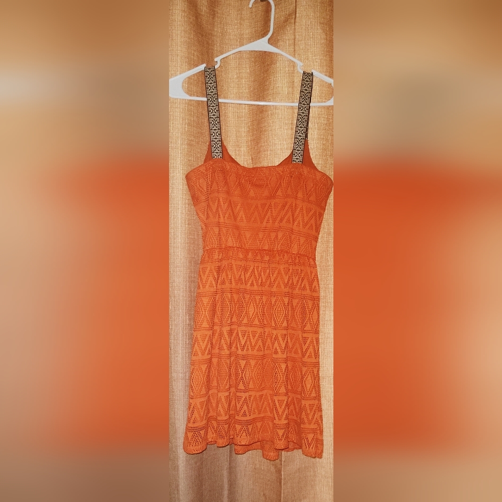Orange dress